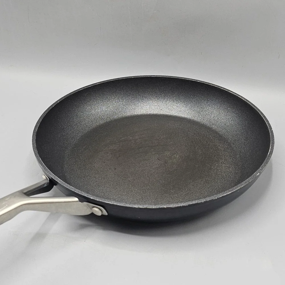 Ninja Foodi NeverStick Nonstick Frying Pan 12in Induction Safe Black/Silver